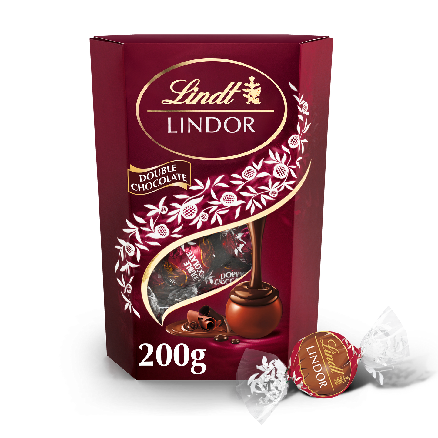 Lindt Lindor Double Chocolate Cornet 200g
