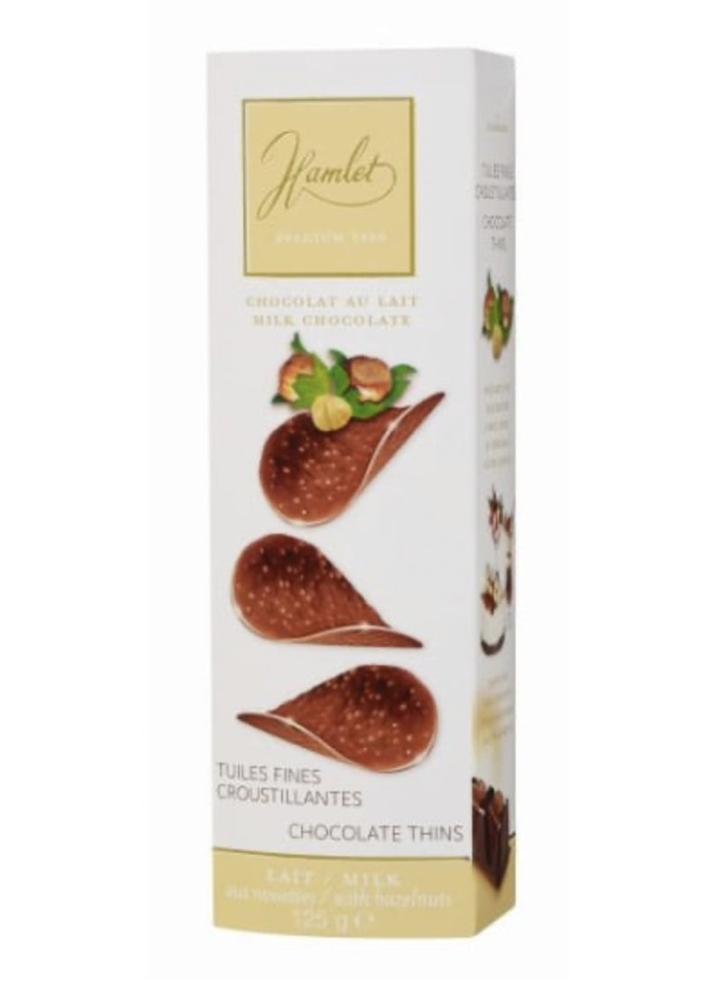 Hamlet Chocolate Thins Hazelnut 125gr