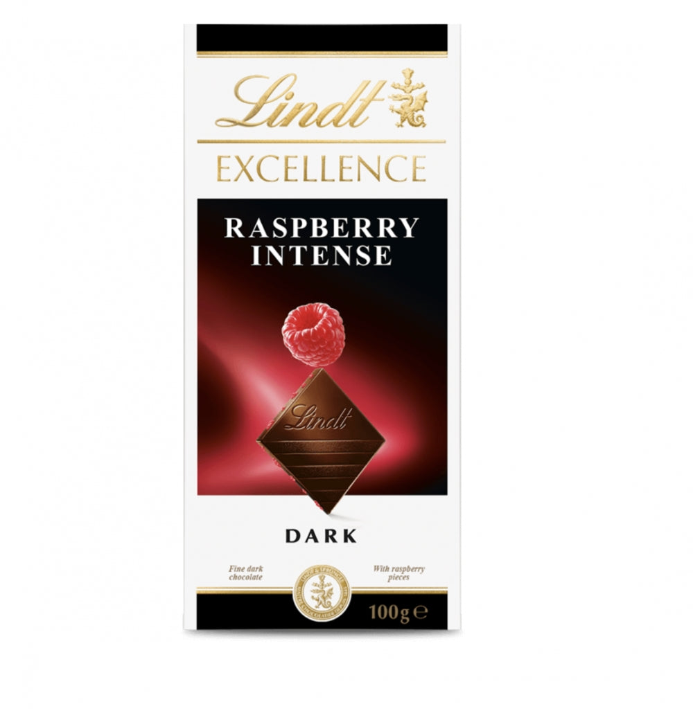 Lindt Excellence Raspberry Intense 100gr