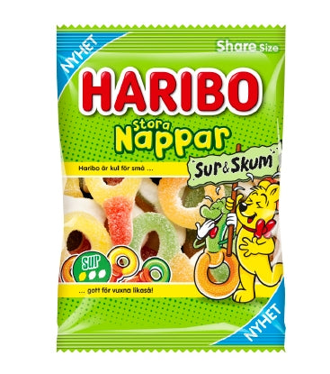 Haribo nappar Sur&Skum 150gr