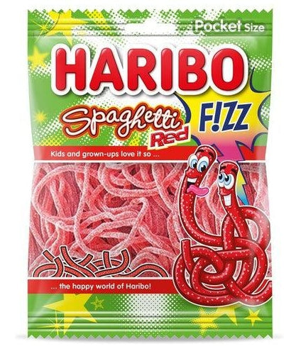 Haribo Spaghetti red Fizz 85gr