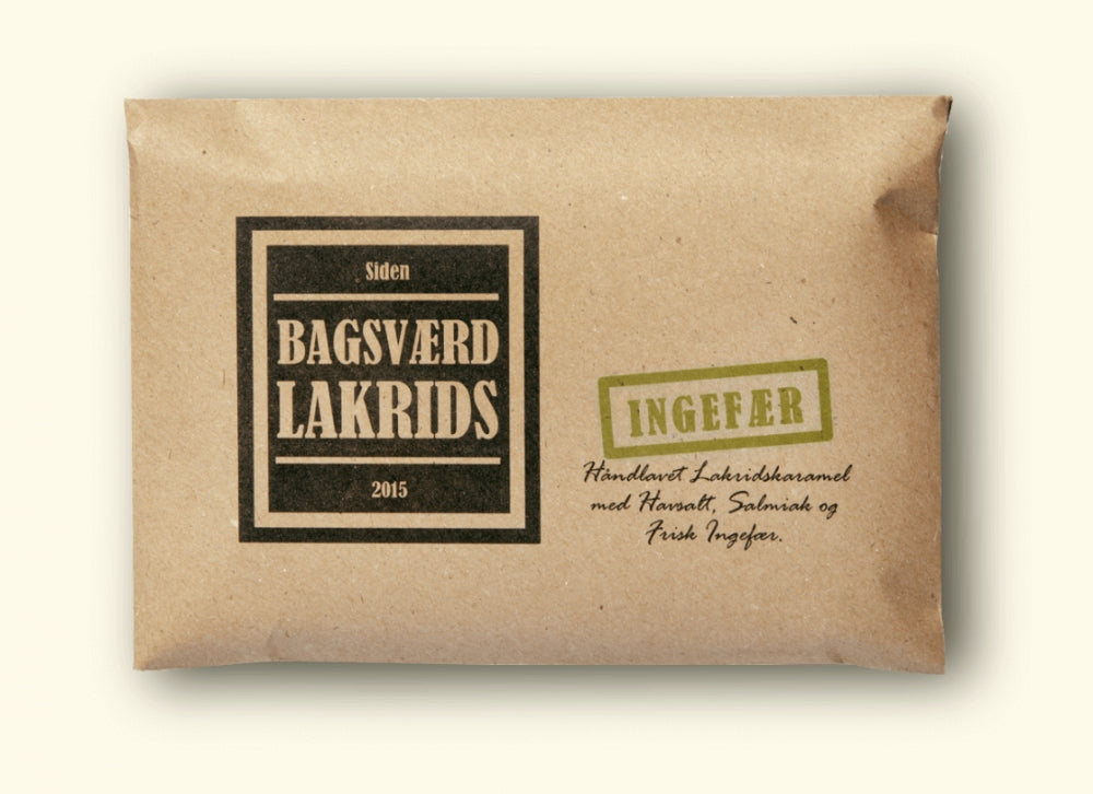 Bagsværd Lakrids Ingefær 160gr