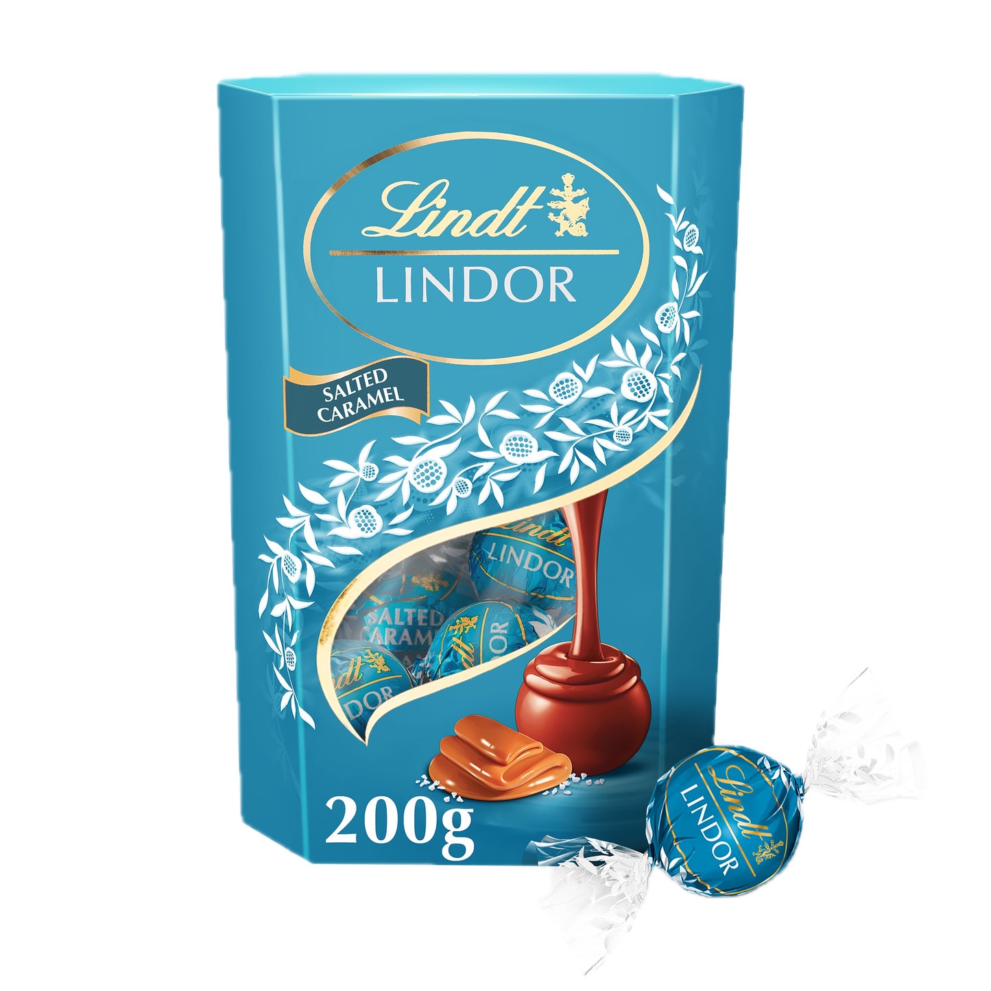 Lindt Lindor Milk Salted Caramel Cornet 200g