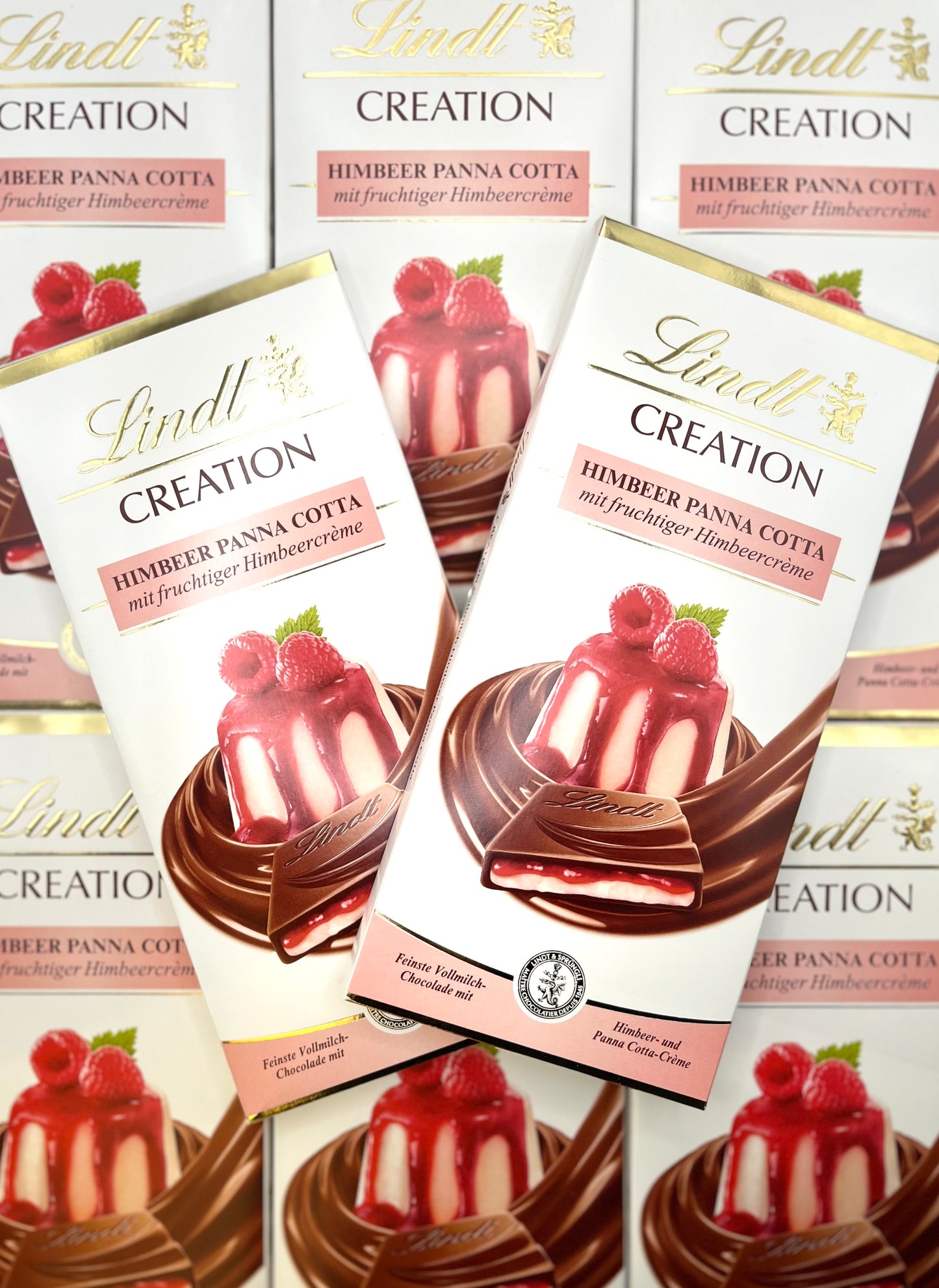 Lindt Creation Bringebær Panna Cotta