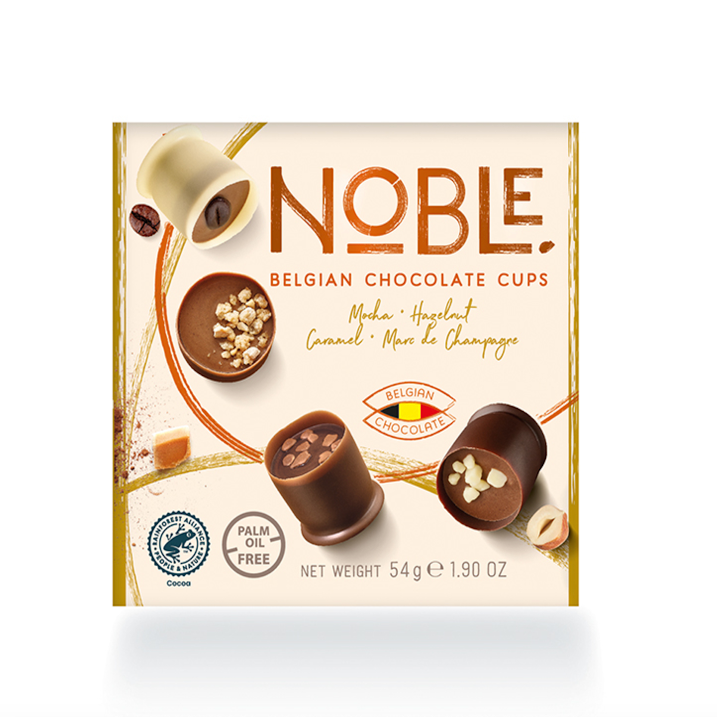 Noble Belgisk konfekt 54gr, The chef's collection