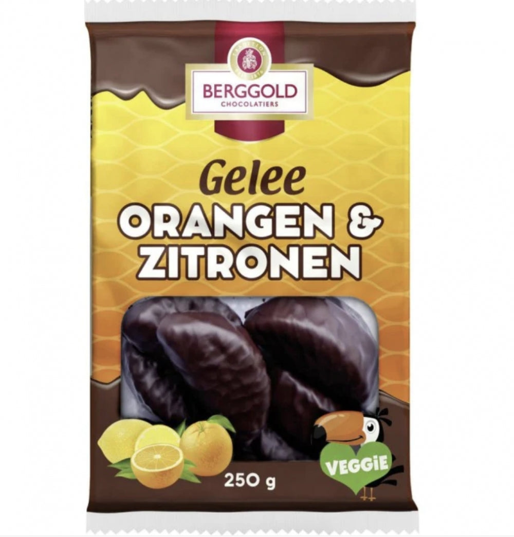 Berggold Gelee Appelsin & Sitron 250gr