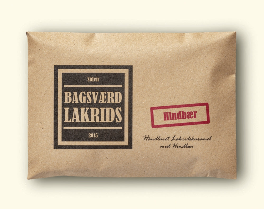 Bagsværd Lakrids Bringebær 160gr
