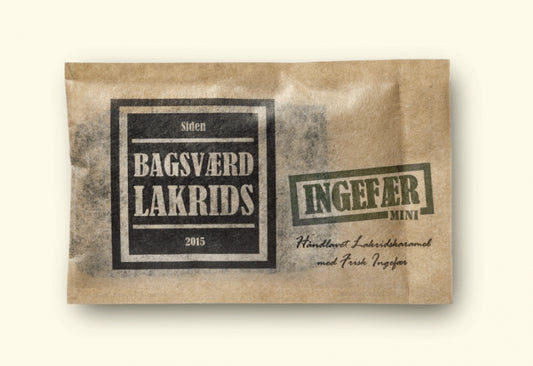 Bagsværd Lakrids Ingefær Mini 40gr