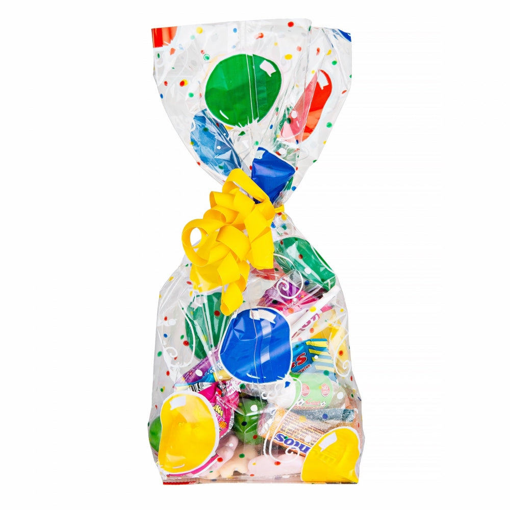 Bursdagspose Ballonger m/smågodt & innpakket godteri