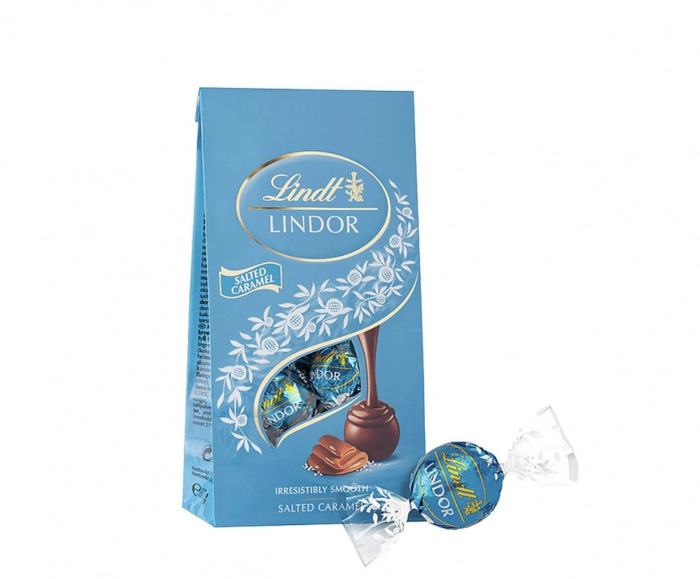 Lindt Lindor bag Salted Caramel 137g
