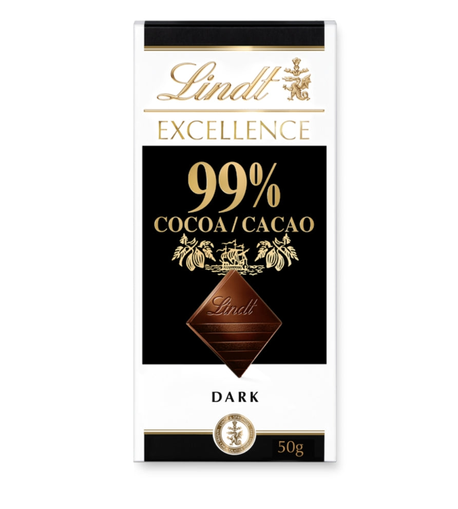 Lindt Excellence 99% Cacao Dark 50gr
