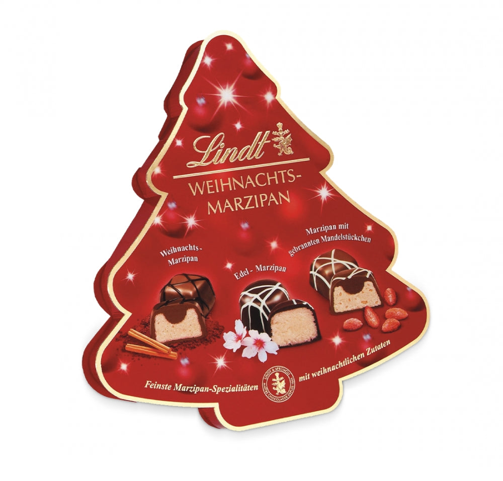 Lindt Christmas Marzipan Assorted Chocolate Box 175G