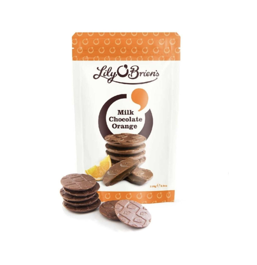 Lily O`Brien Milk Chocolate Orange 110gr