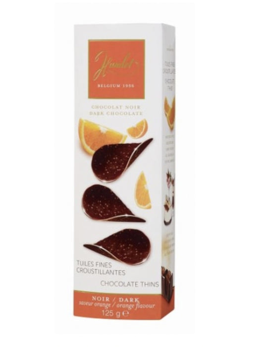 Hamlet Chocolate Thins Dark Orange 125gr
