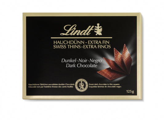 Lindt Thins Extra Fin Dark Chocolate 125gr