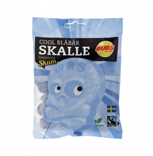 Bubs Cool Blåbær Skalle 90g