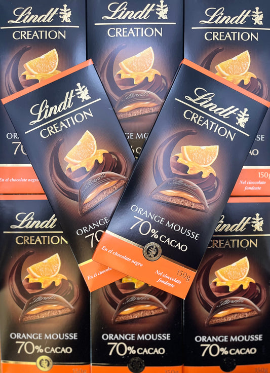 Lindt Creation Orange Mousse 70% Cacao 150gr