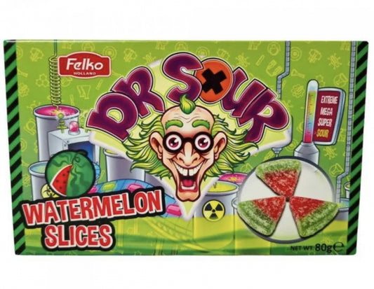 Dr Sour Watermelon Slices 80gr