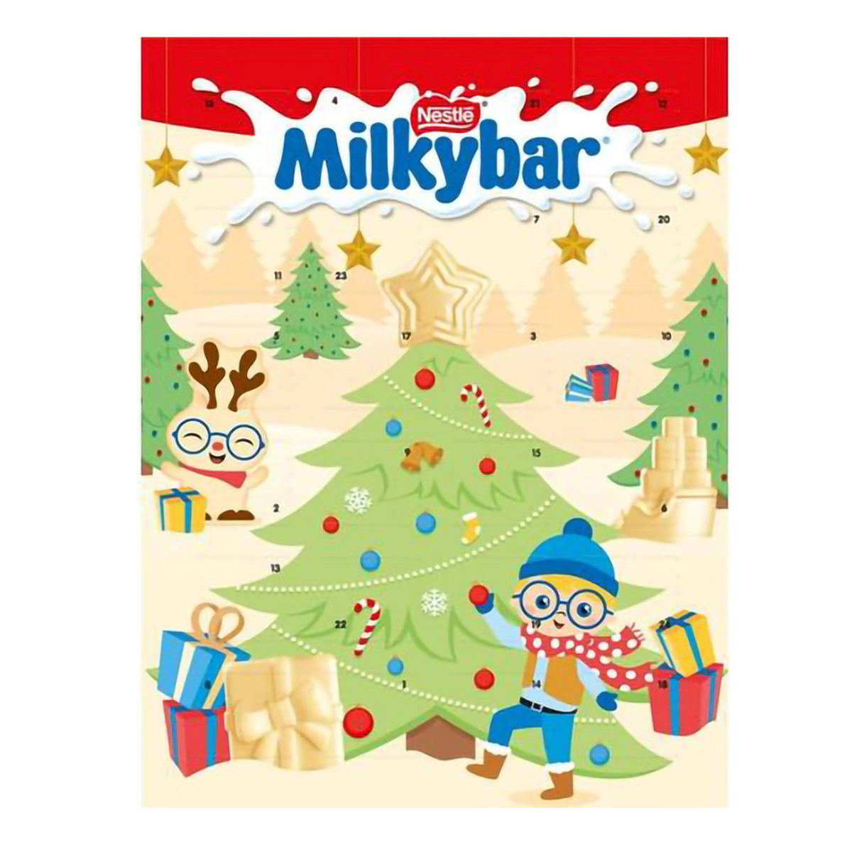 Nestle Milkybar White Chocolate Julekalender 85gr