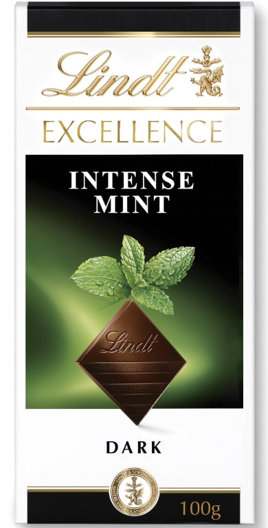 Lindt Excellence Dark Mint Bar 100G