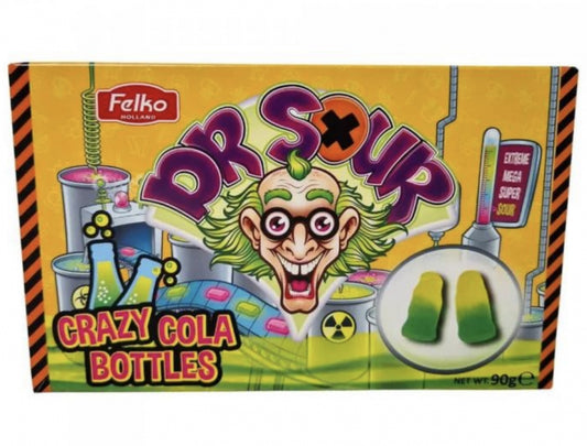 Dr Sour Crazy Cola Bottles 90gr